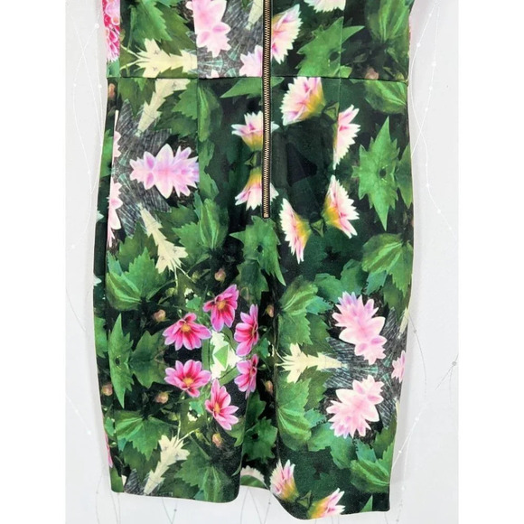 Ted Baker London Green Floral Sheath Dress $385 - Picture 10 of 13